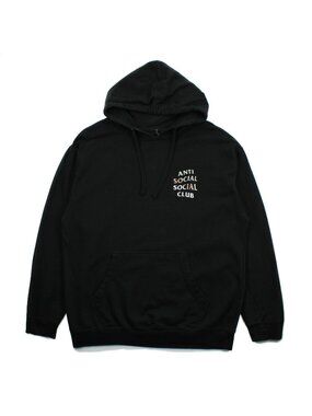 Anti Social Social Club Camo Logo Hoodie L